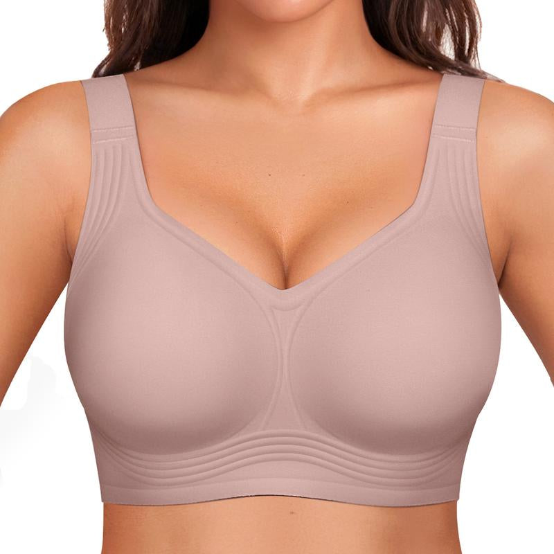 OEAK Women's Comfortable Wireless Padded Bras - Ultimate Full Coverage Support for Everyday Wear