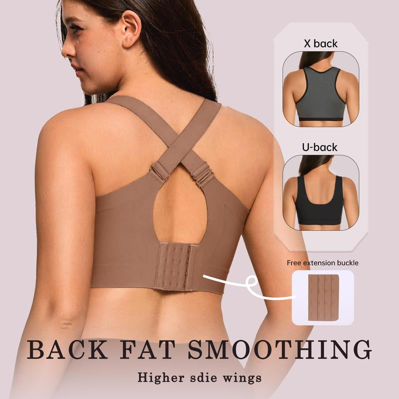 OEAK Women's Comfortable Wireless Padded Bras - Ultimate Full Coverage Support for Everyday Wear