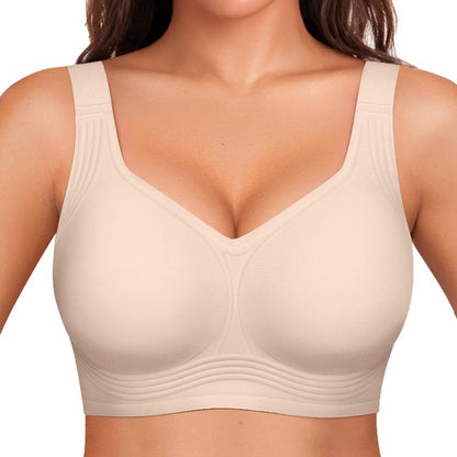 OEAK Women's Comfortable Wireless Padded Bras - Ultimate Full Coverage Support for Everyday Wear